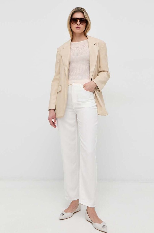 Guess spodnie W2GA21.WDP85 beżowy AW22