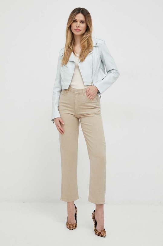 Kalhoty Guess W2GA21.WDP85 hnědá AW22