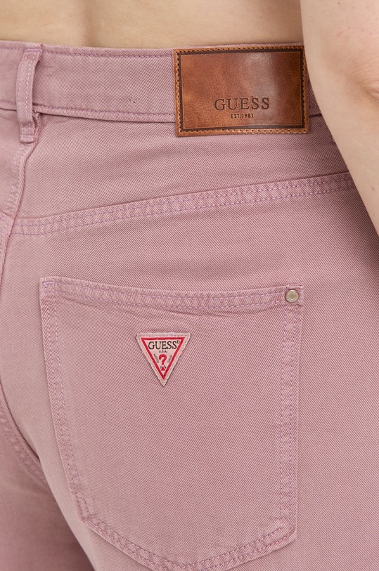 Hlače Guess ljubičasta W2GA21.WDP85