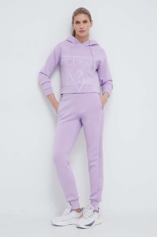 Tepláky Guess ALLIE V2YB18.K7UW2 fialová AW25