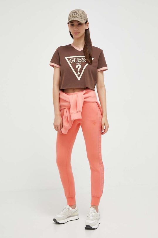 Donji dio trenirke Guess ALLIE V2YB18.K7UW2 narančasta AW25