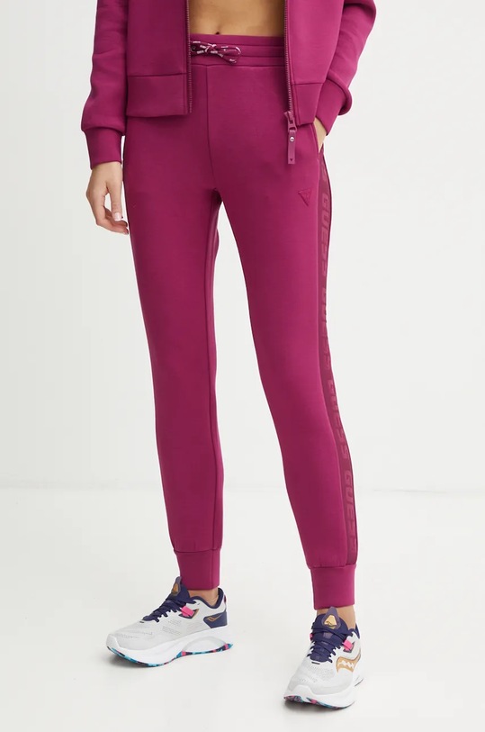 Guess pantaloni della tuta ALLIE rosa V2YB18.K7UW2