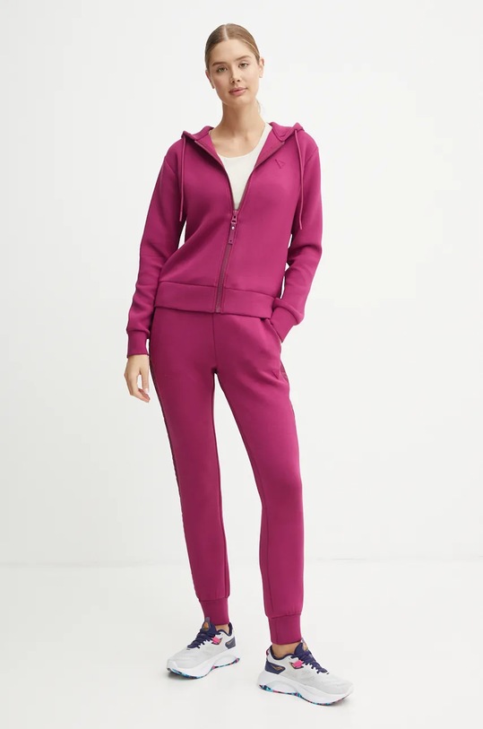 Guess pantaloni della tuta ALLIE V2YB18.K7UW2 rosa SS25