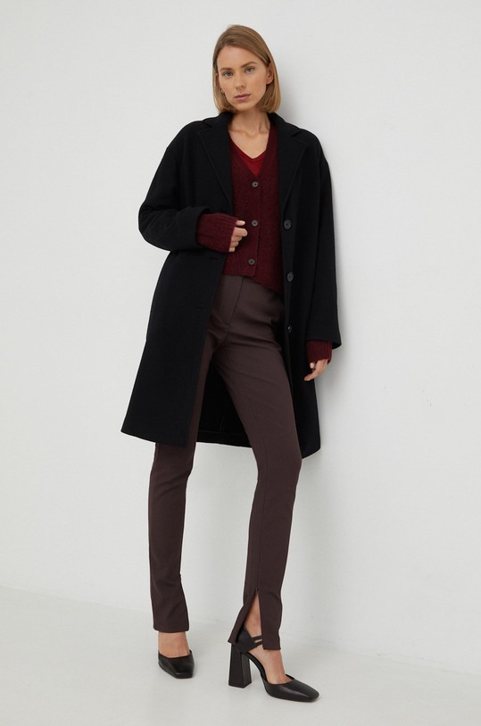 Tiger Of Sweden spodnie tkanina bordowy S69302064