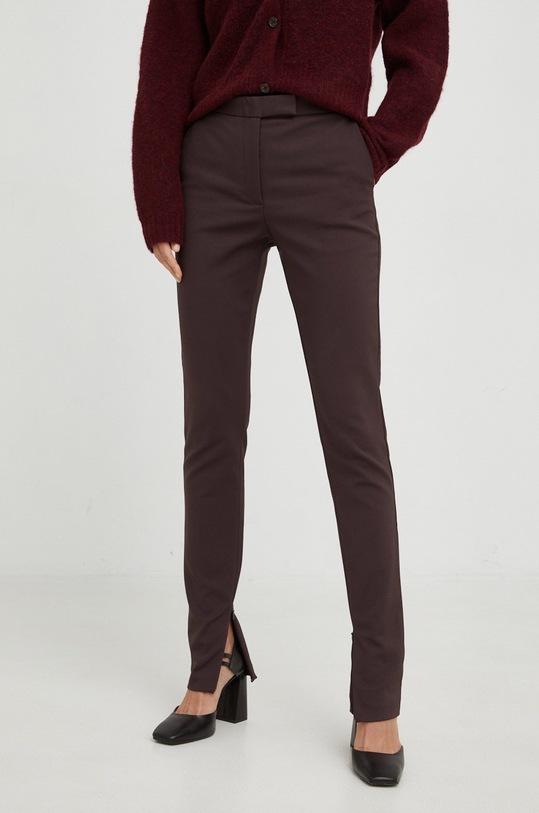 Tiger Of Sweden spodnie S69302064 bordowy AW22