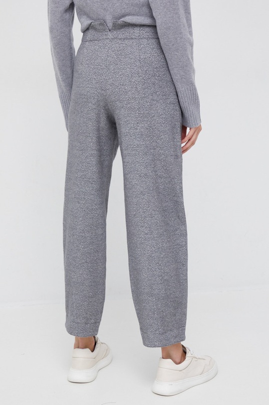 Odzież Emporio Armani spodnie z domieszką wełny H3NP23.C2106 szary