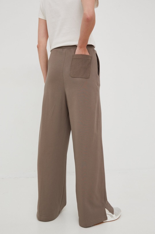 Pamučni donji dio trenirke Reebok Classic siva HN6646