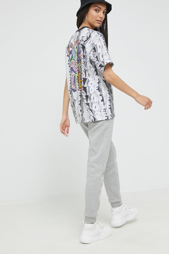 adidas Originals pantaloni de trening tricotaj gri HM1836