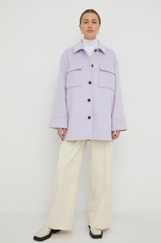 Панталони Samsoe Samsoe F22200067 бежов AW22