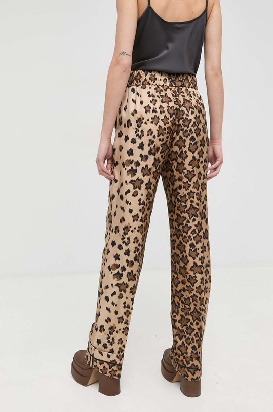 Oblečení Hedvábné kalhoty Red Valentino 1R0RBC246M3 hnědá