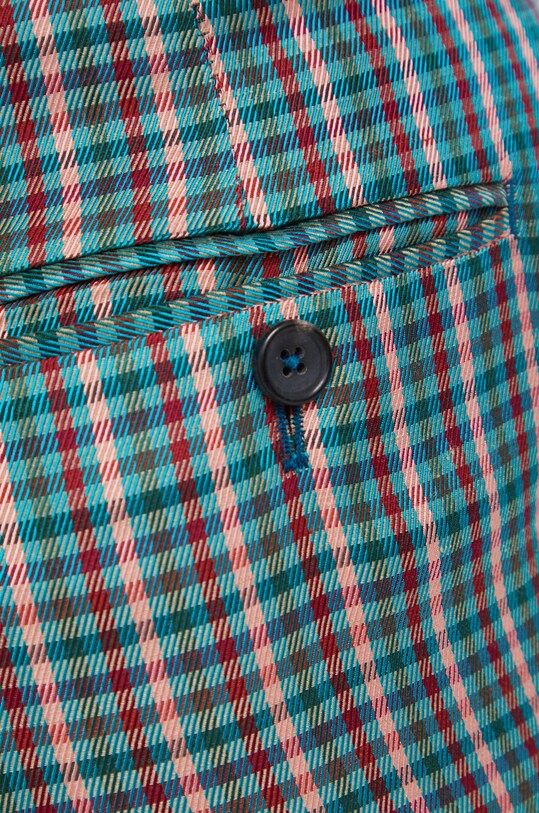 PS Paul Smith spodnie z domieszką lnu zielony W2R.N264.J30915