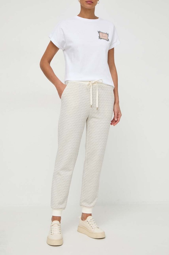 MICHAEL Michael Kors pantaloni de trening tricotaj bej MS1305138G