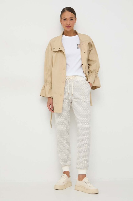 MICHAEL Michael Kors pantaloni de trening MS1305138G bej SS24
