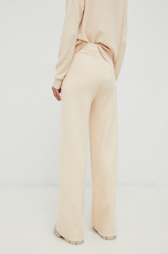 Oblečení Kalhoty s příměsí vlny Calvin Klein K20K204625.9BYY béžová