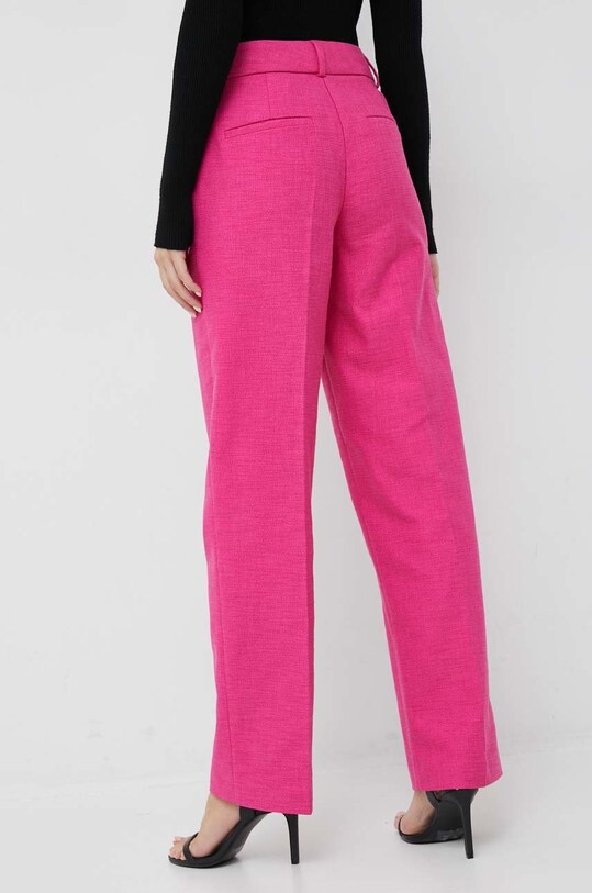 Odzież Selected Femme spodnie 16087523.RaspberryR różowy