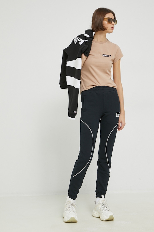 spodnji del trenirke Ellesse SGP16173 črna AW22