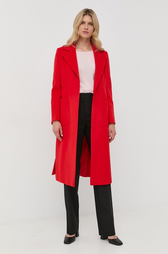 Victoria Beckham spodnie 1322WTR003728B czarny AW22