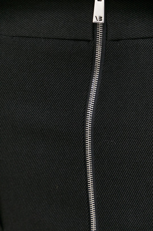 Victoria Beckham spodnie wełniane czarny 1322WTR003729C