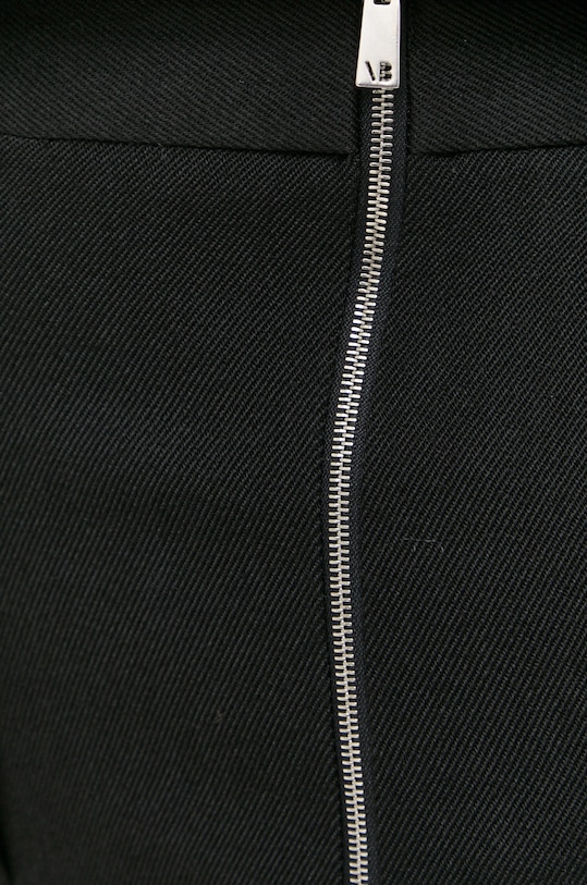 Victoria Beckham spodnie wełniane czarny 1322WTR003729C