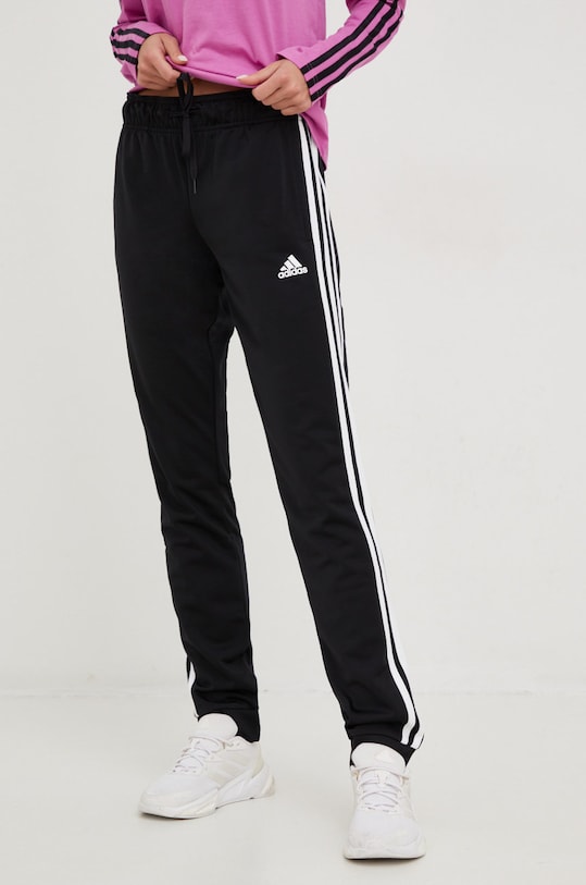 adidas pantaloni de trening tricotaj negru H48447
