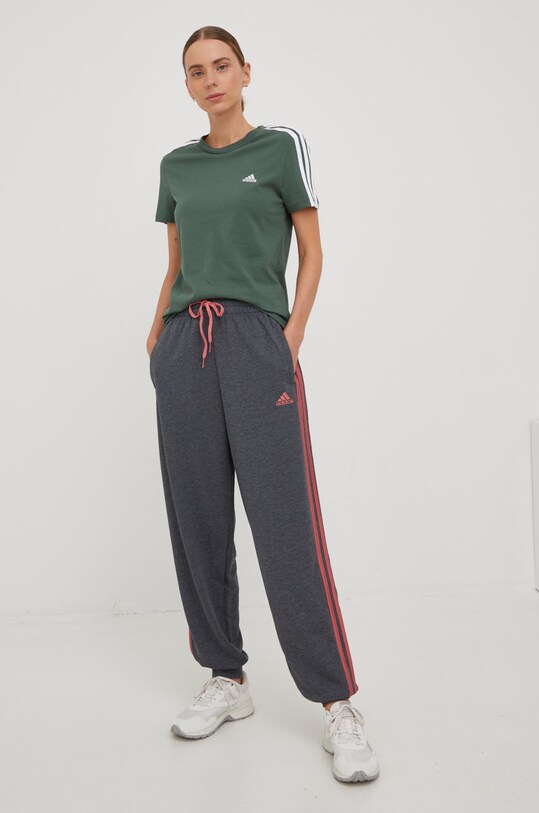 adidas spodnie dresowe HL2078 szary AW22