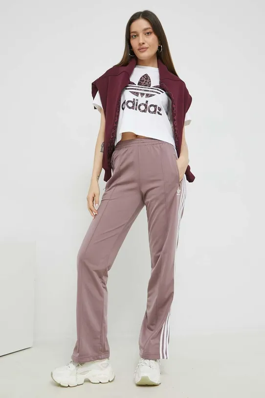 adidas Originals spodnie dresowe HN5896 fioletowy AW22