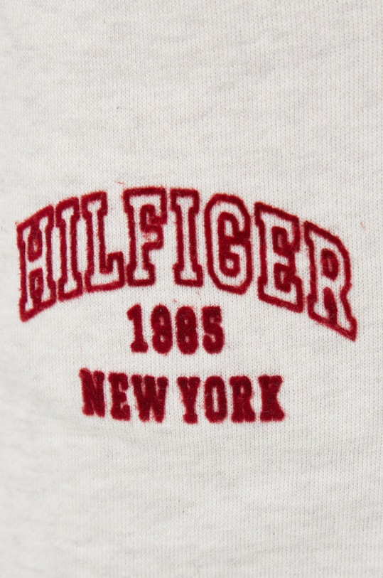 Bombažen spodnji del trenirke Tommy Hilfiger bež WW0WW36392.9BYY