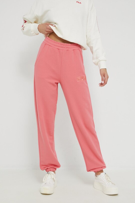 Fila pantaloni de trening tricotaj portocaliu FAW0254
