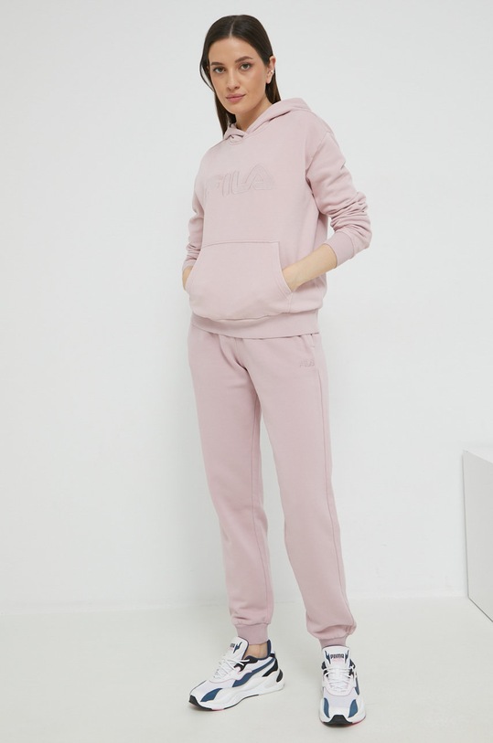 Fila pantaloni de trening FAW0406 roz AW22
