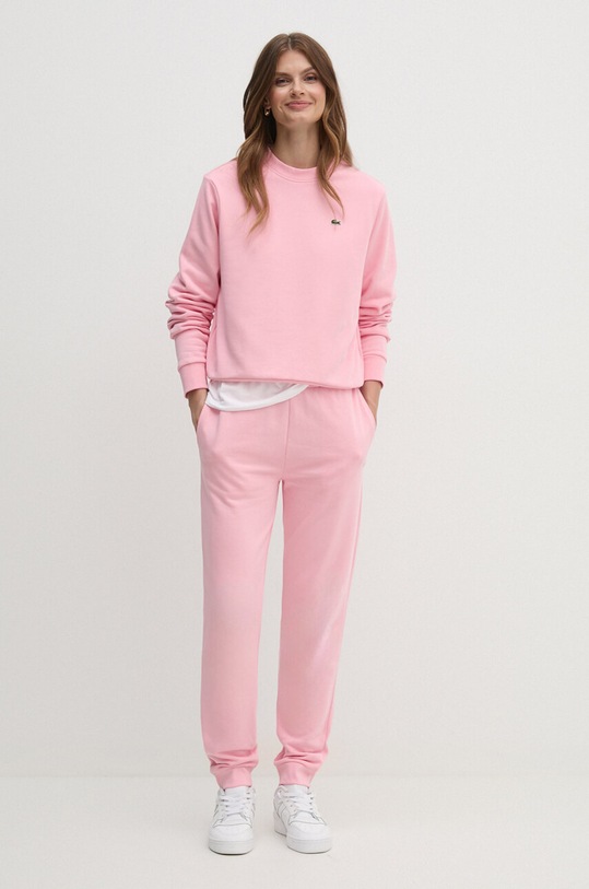 Îmbrăcăminte Lacoste pantaloni de trening XF9216 roz