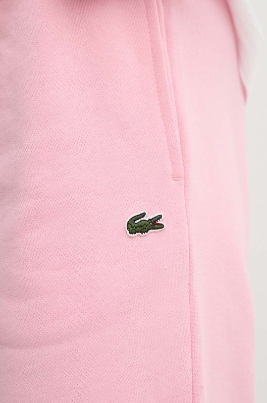 Lacoste pantaloni de trening roz XF9216