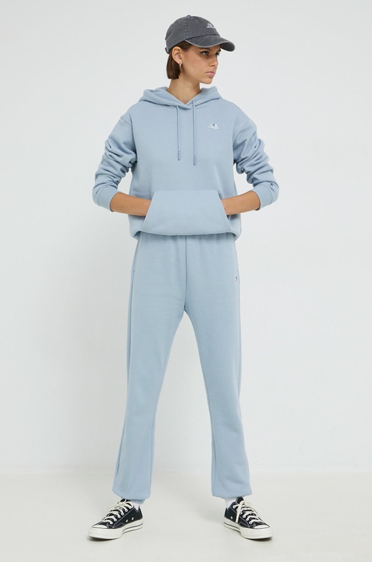 Champion spodnie dresowe aplikacja niebieski 115487