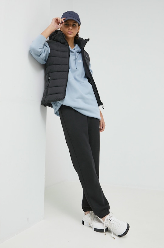 Champion spodnie dresowe aplikacja czarny 115487