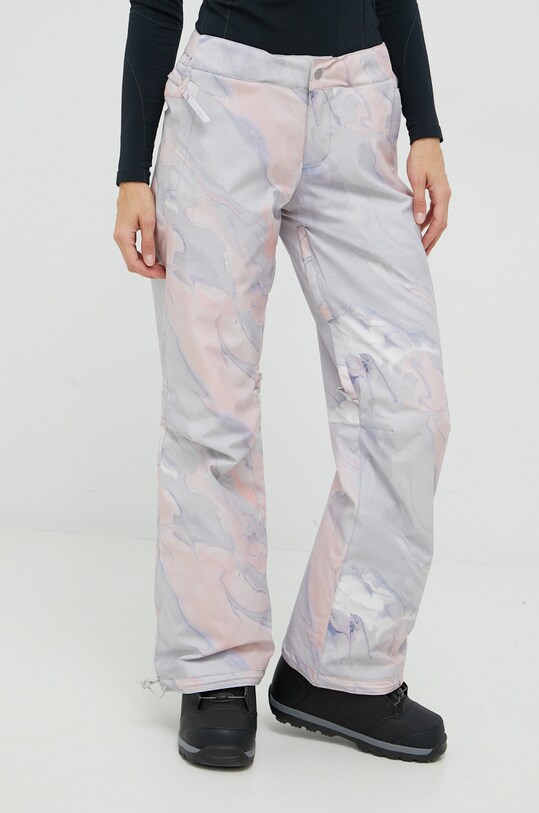 Roxy spodnie snowboardowe wzorzyste multicolor ERJTP03201