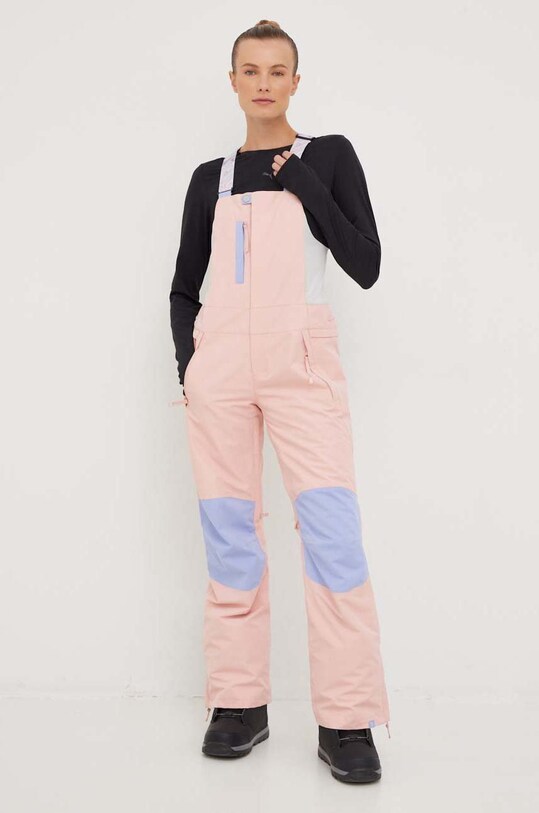 Roxy pantaloni snowboard Chloe Kim panza roz ERJTP03197
