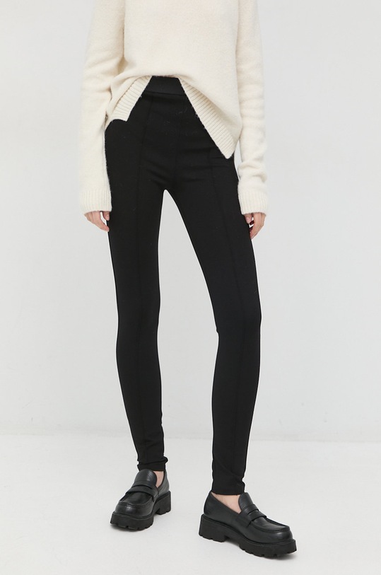 Tajice BOSS bez uzorka crna 50478152