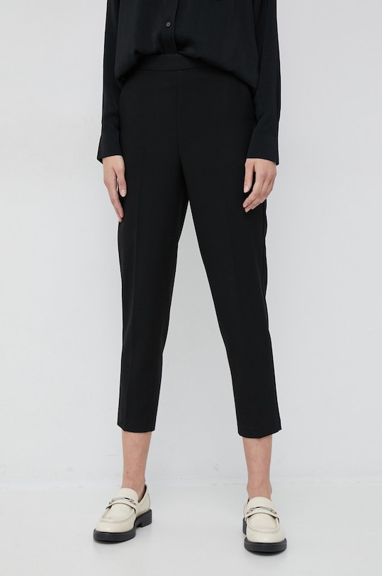 Sisley pantaloni potrivit negru 4O9BLF027.100