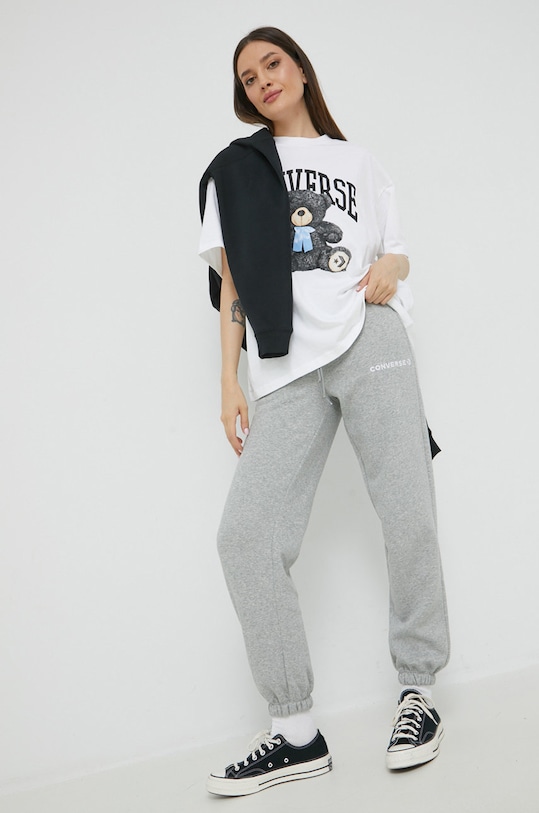 Tepláky Converse 10023718.A02 šedá AW22