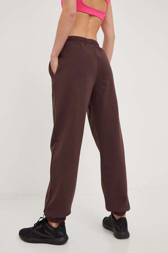 Odzież P.E Nation spodnie dresowe bawełniane 22PE3P078 brązowy