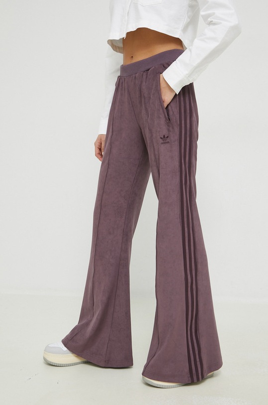 Adidas Originals pantaloni tricotaj violet HM1690