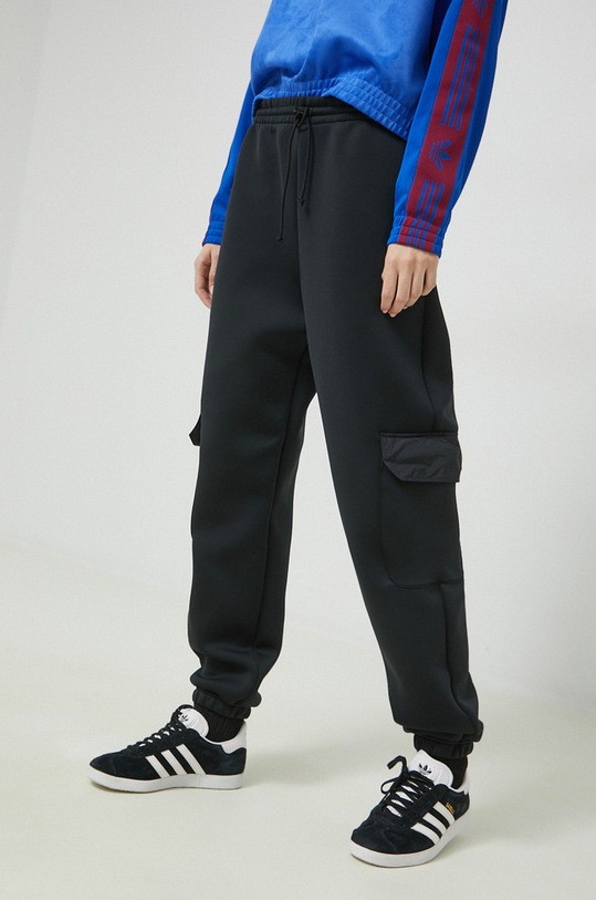 Adidas Originals pantaloni de trening tricotaj negru HM1567