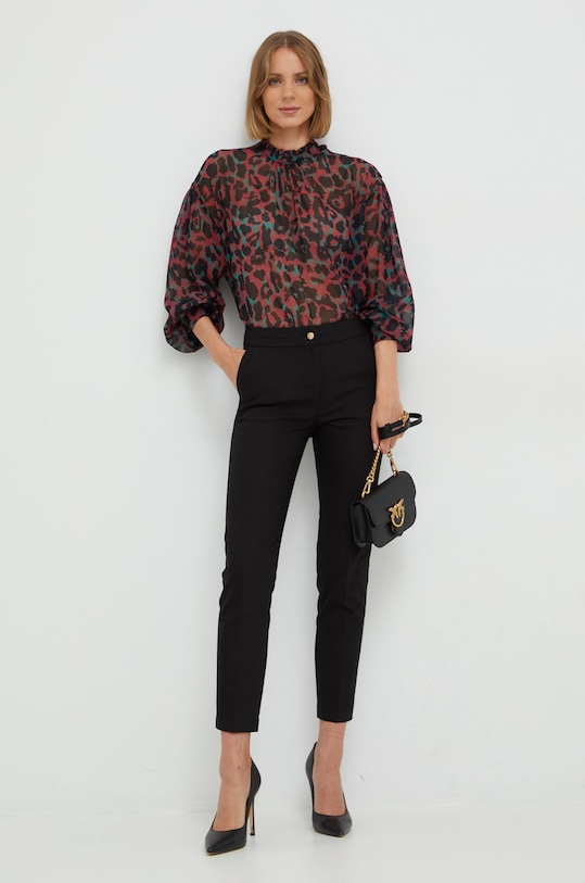 Nohavice Morgan PLIME.F PLIME.F.NOIR čierna AW25