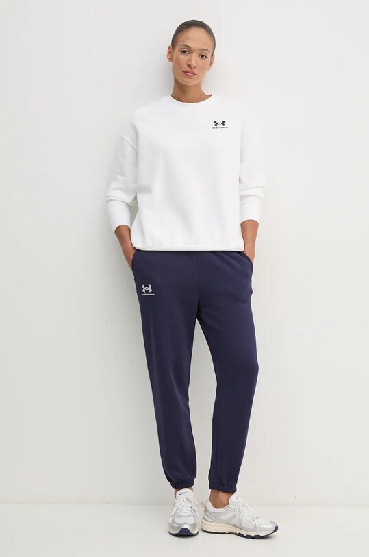 Under Armour pantaloni de trening 1373034 bleumarin SS25