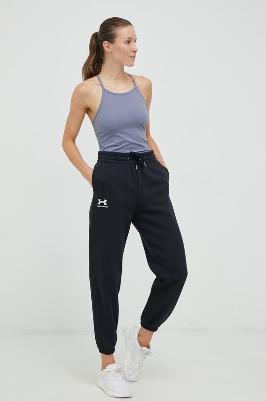 Under Armour pantaloni de trening 1373034 negru SS25