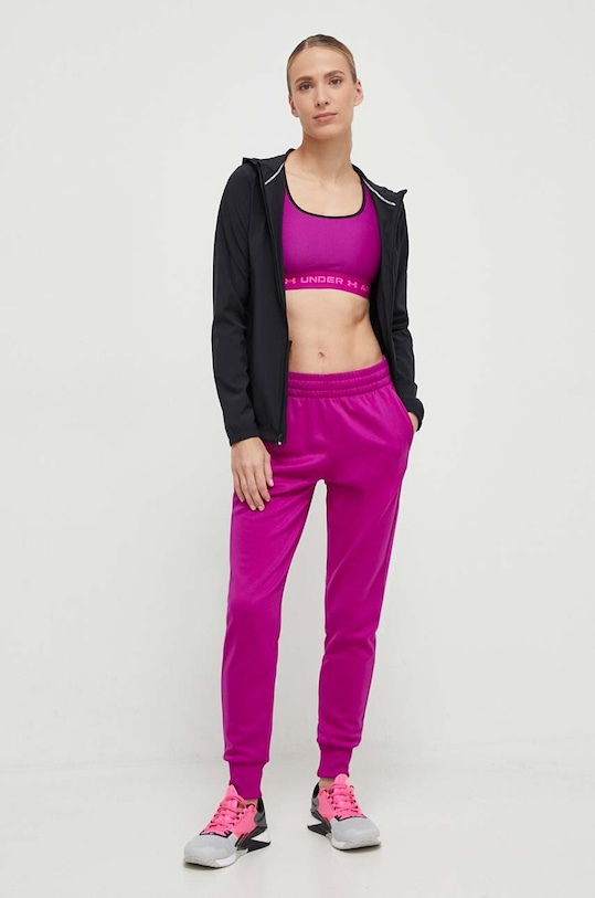 Under Armour spodnie dresowe Armour Fleece 1373054 różowy AW23