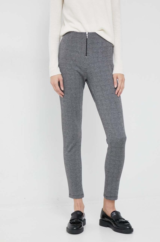 Kalhoty United Colors of Benetton high šedá 4Z92DF02T.903