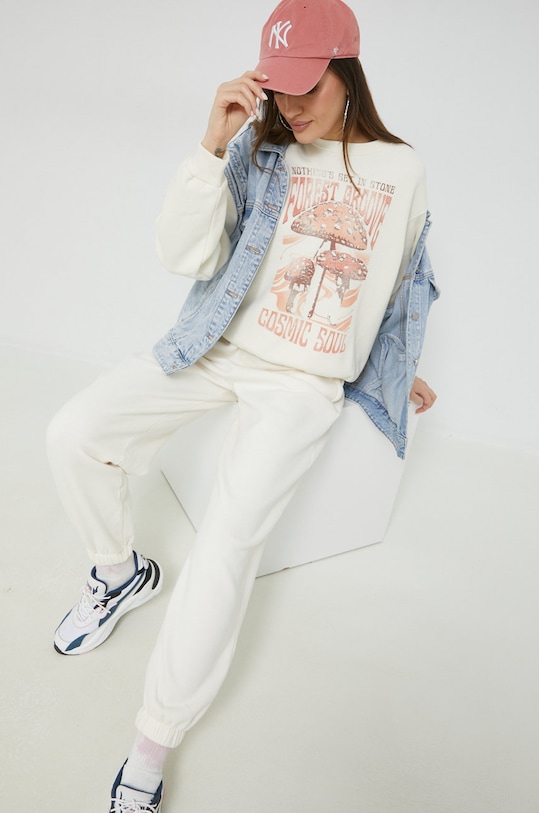 Hollister Co. pantaloni della tuta KI347.2685.101 beige AW22