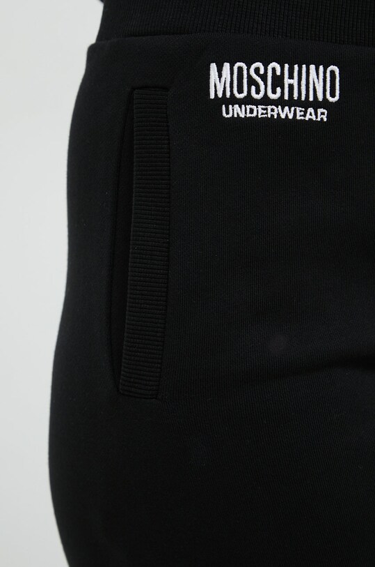 Moschino Underwear spodnie dresowe bawełniane czarny 4302.9021.9BYY