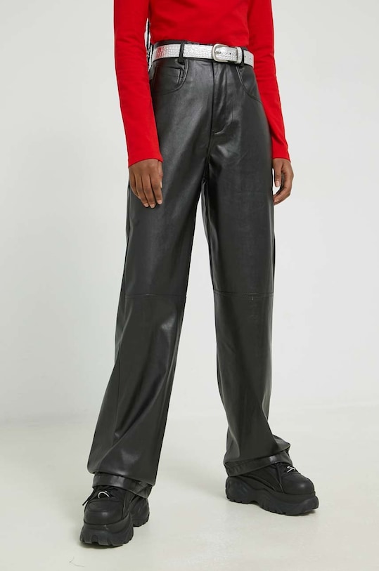 Sixth June pantaloni drept negru 33612..