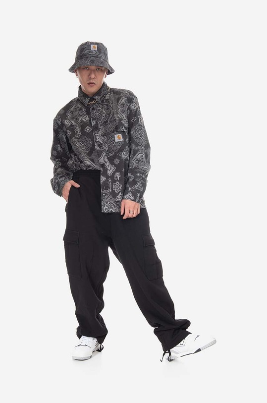 Carhartt WIP cotton joggers Wade Sweat Pant I030922 black AW22